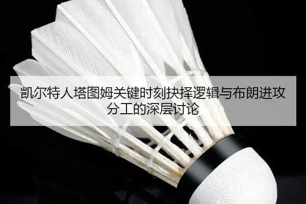 凯尔特人塔图姆关键时刻抉择逻辑与布朗进攻分工的深层讨论